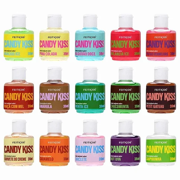 Candy Kiss Gel Comestível - 35ml - Feitiços
