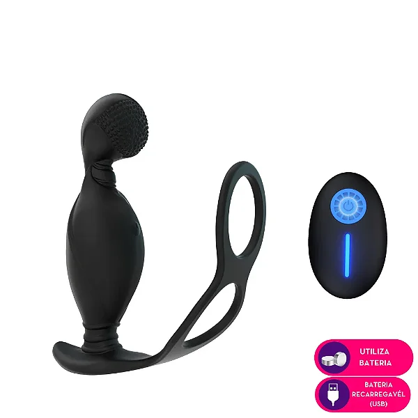 Massageador De Prostáta Com Controle Remoto
