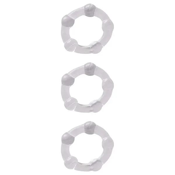 Kit Anel Peniano 3 Unidades 3,7Cm