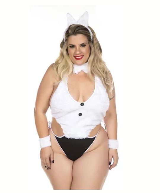 Fantasia Coelha De Luxo Plus