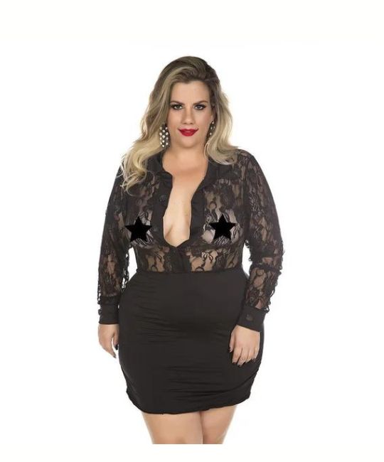 Fantasia Executiva Sexy Plus Size
