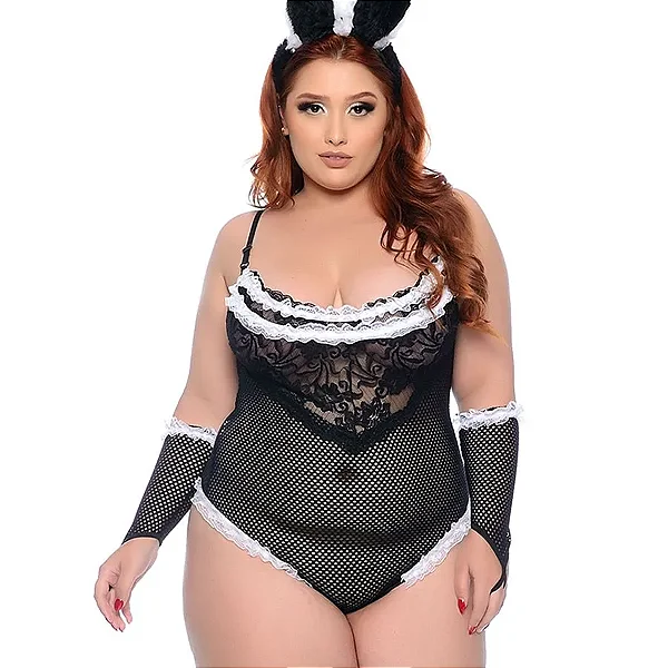 Fantasia Coelha Ousada Plus Size