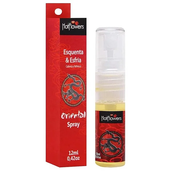 Esquenta Esfria Oriental Spray - 12 ml - Hot Flowers