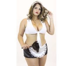 Fantasia Empregada Plus Size