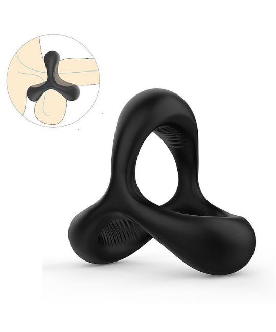 Anel Peniano Black 5,3cm x 5,8cm x 3,9cm