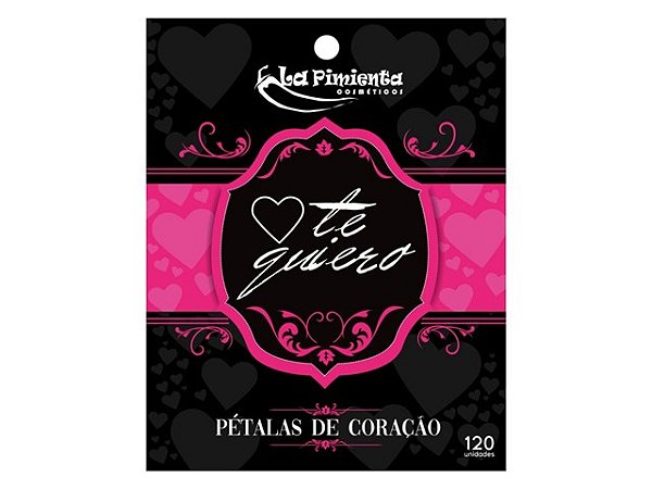 Pétalas Perfumadas em Formato de Coração - 120 Un - La Pimienta