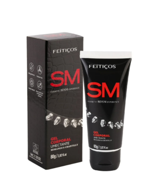 LUBRIFICANTE MORANGO COM CHANTILLY 80G BDSM