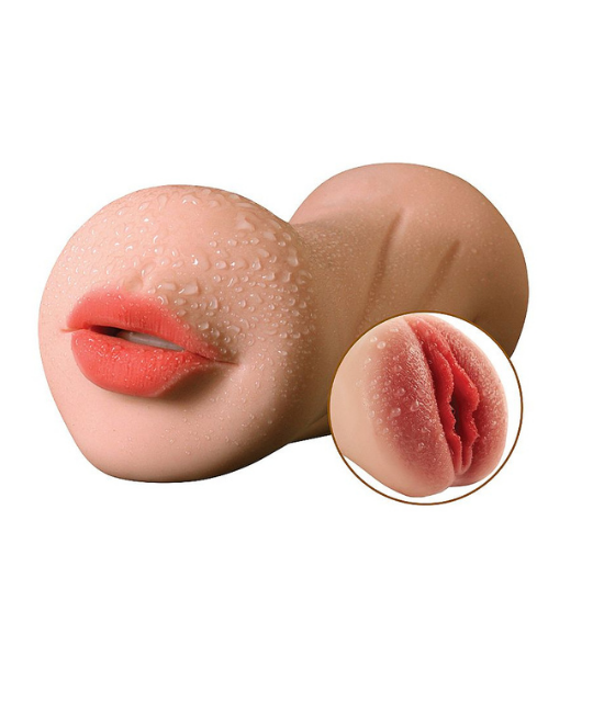 MASTURBADOR BOCA E VAGINA REALÍSTICO