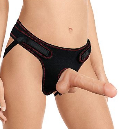 Strap On Cnta de Luxo Com Prótese Com Curva 20 x 4 cm