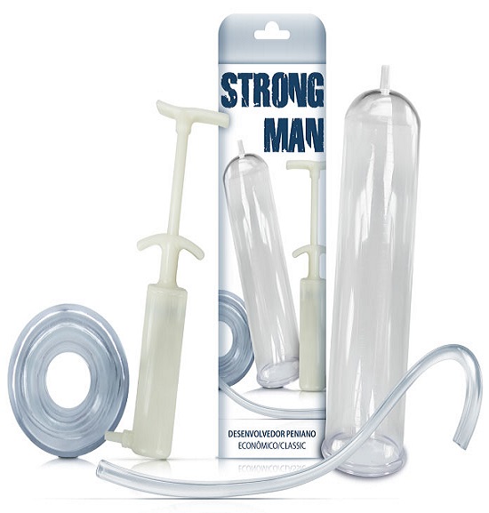 Bomba Peniana Strong Man Com Seringa