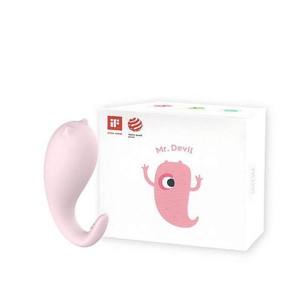 Sistalk Monster Pub Mister Devil - Cápsula Vibratória Recarregável Com 12 Modos De Vibração Controle Pela Internet