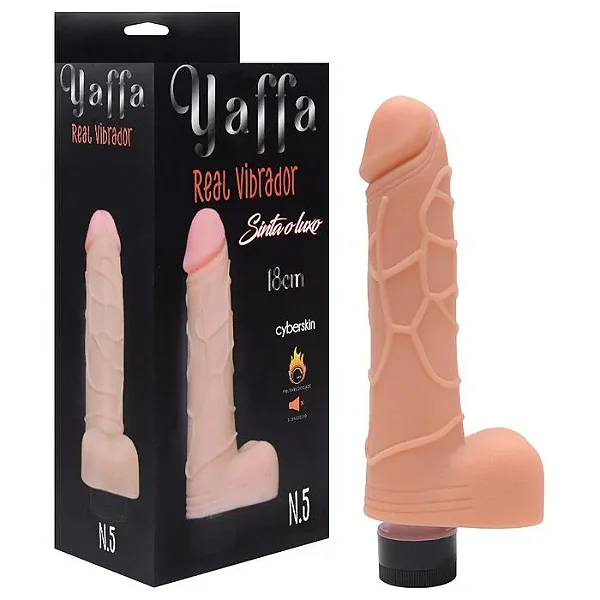 Pênis Vibrador Cyber Skyn 18 x 4Cm