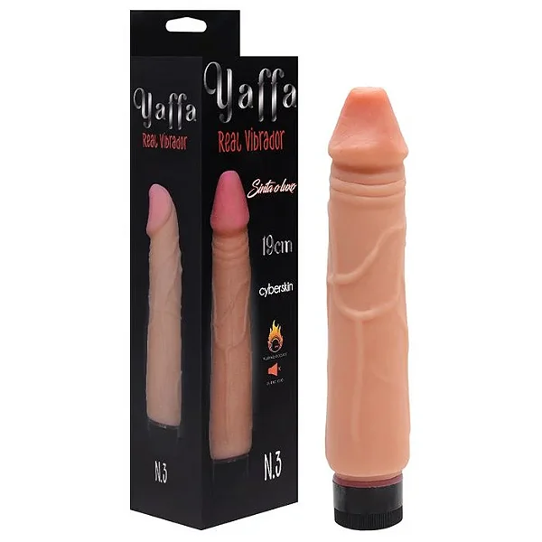 Pênis Vibrador Cyber Skyn 19 x 3,5Cm