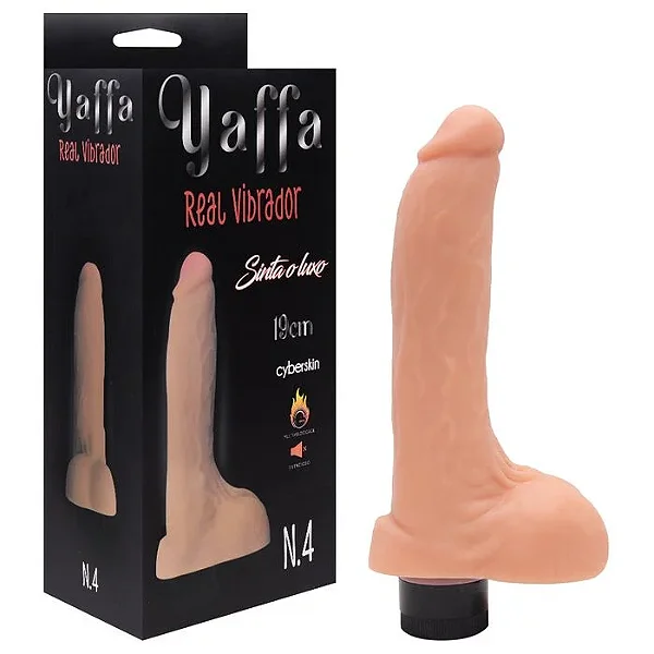 Pênis Vibrador Cyber Skyn 19 x 3,8Cm