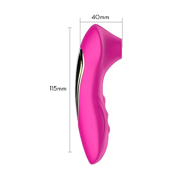 Vibrador Sugador De Clitóris Com Ondas De Pressão Recarregável