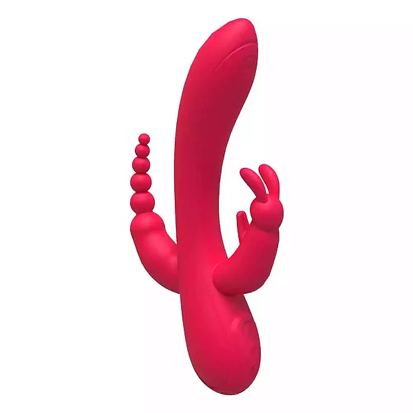 Vibrador Estimulador Triplo Preto