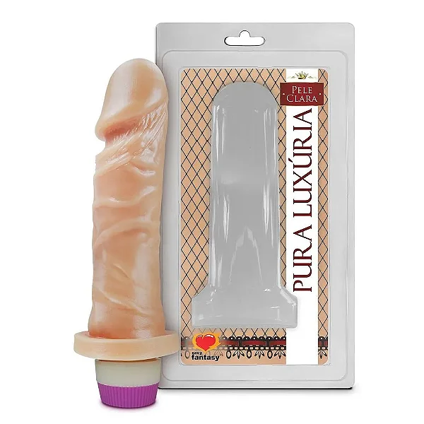 Prótese Com Vibro 15,3x4cm Marrom