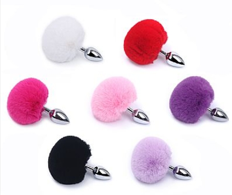 Plug Anal Pompom Tamanho P