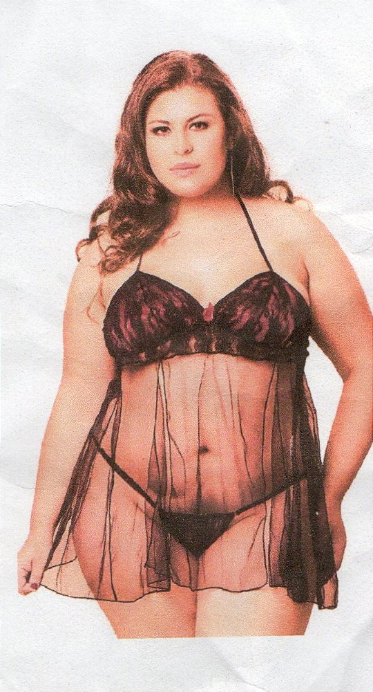 Camisola Plus Size Tule