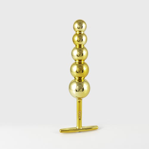 Plug Ball 5 Esferas Dourado - Hard