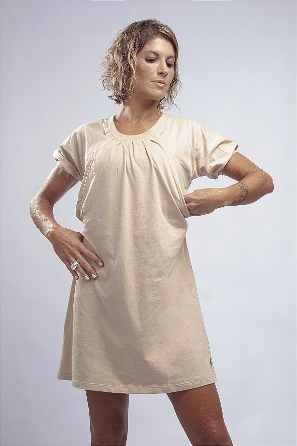 Vestido Bambola Areia