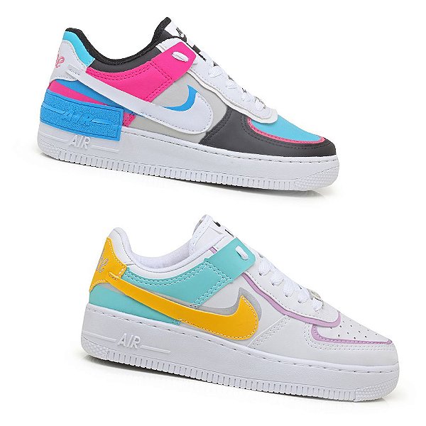 tenis nike preto e lilas
