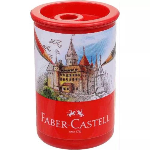 Apontador Com Deposito Tubo Faber-Castell