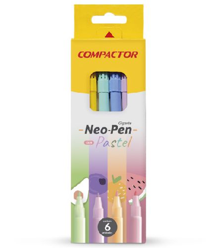Canetinha Hidrocor Tons Pastel C/6