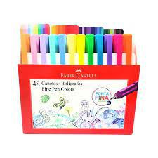Caneta Fine Pen Faber-Castell 48 Cores