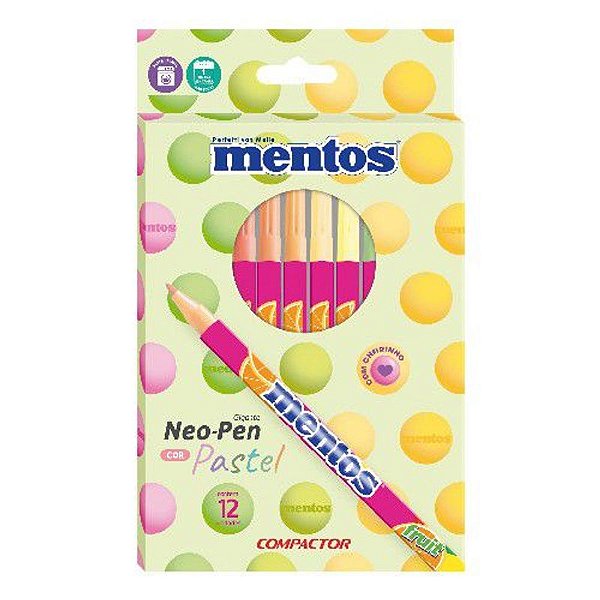 Canetinha Hidrocor  Gigante Mentos C/12 Cores