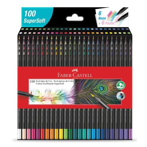 Lapis de Cor Supersoft 100 Cores