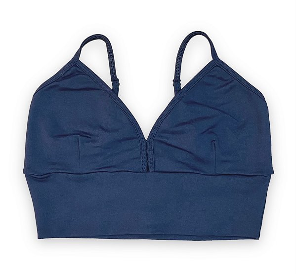 Cropped Básico Supplex Preto Regulável