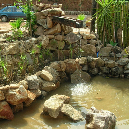 Pedra Moledo para Lago - Tonelada