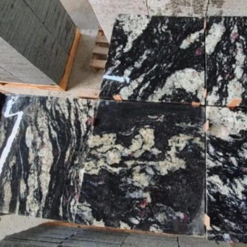 Piso de Granito Preto Indiano Comercial 57x57cm M²
