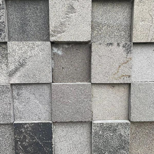 Revestimento Pedra Ferro 10x10cm Cinza M²