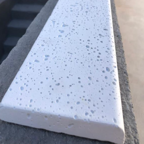 Borda Cimenticia Atérmica Branca 50x10cm - Peça