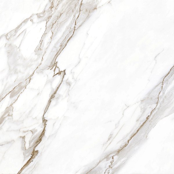 Porcelanato Polido Calacata Premium Lux Plus P82034 82x82cm Embramaco - M²
