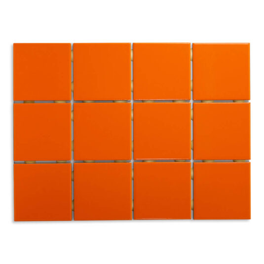 Revestimento Pastilha Cerâmica - Laranja 10 x 10cm - M²
