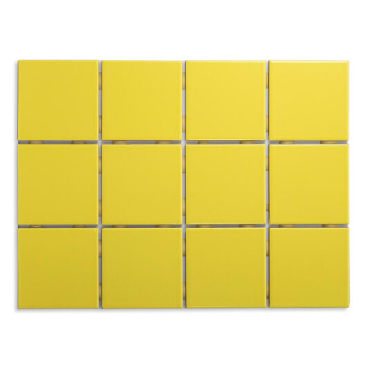 Revestimento Pastilha Cerâmica - Canário 10 x 10cm para Área Interna - M²
