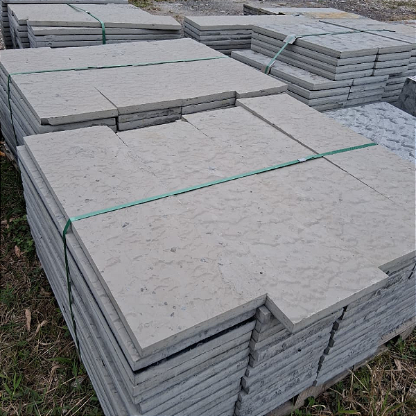 Pisada Para Jardim de Ardósia Cinza Natural 100 x 30cm - Unidade