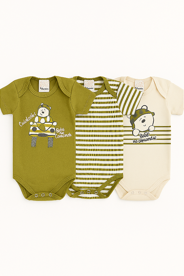 Kit de Body Cachorrinho Feliz Xinenem