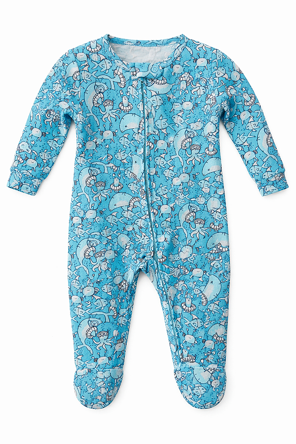 Macacão Suedine Fundo do Mar Xinenem