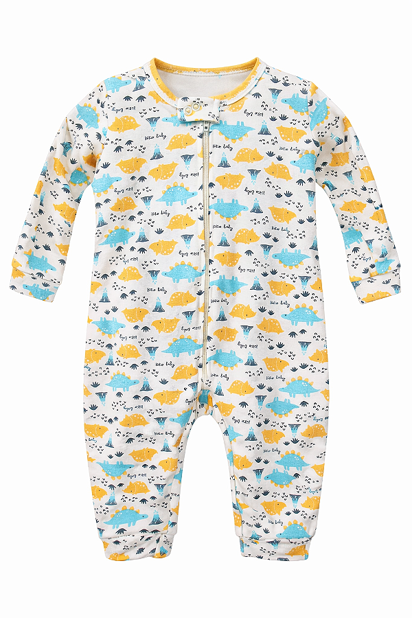 Macacão Suedine Dino Aventureiro Xinenem