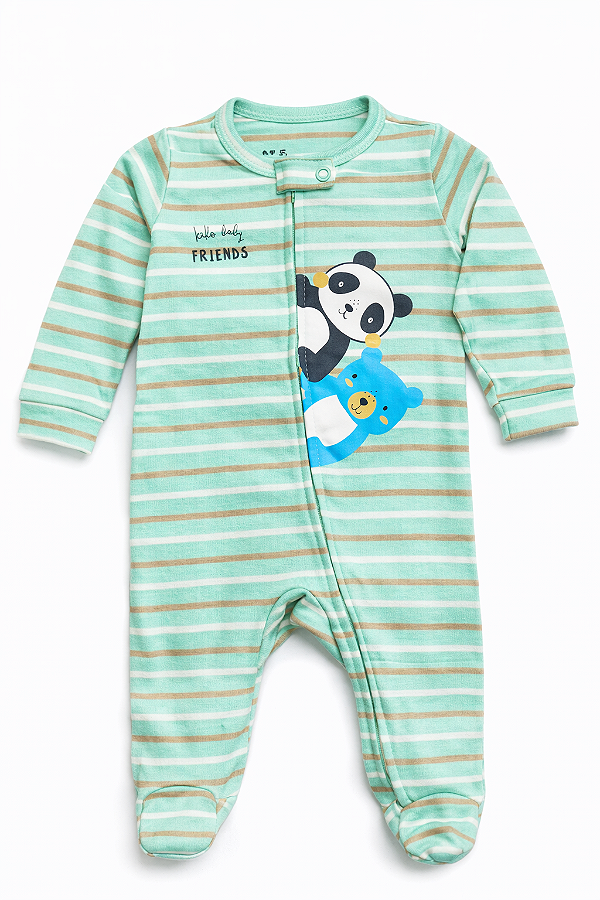 Macacão Suedine Pandinha e Urso Xinenem