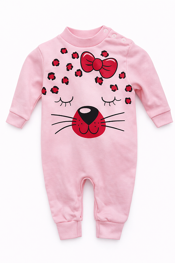 Macacão Vira pé Algodão Doce Urso Xinenem