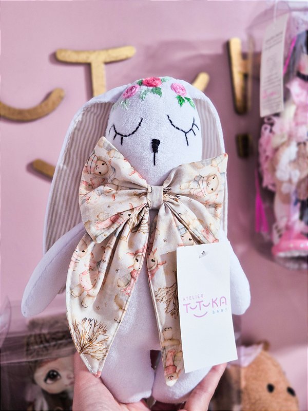 Naninha Coelhinho Tuka - Laço Ovelhinha