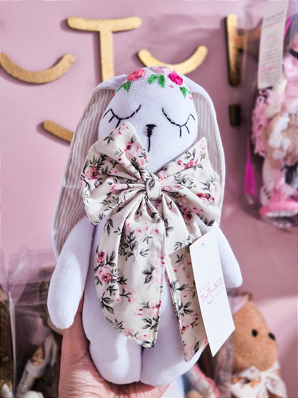 Naninha Coelhinho Tuka - Laço Floral