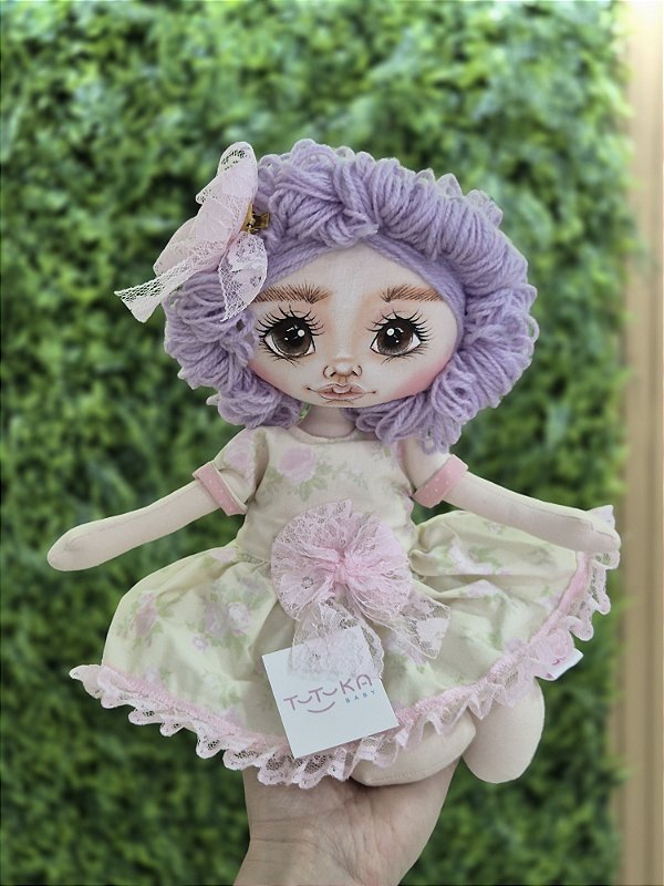 Coleção Bonecas para brincar Nininha Cabelo Lilás