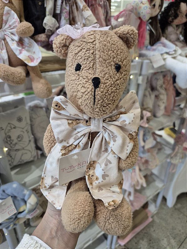 Ursinho com Laço removível