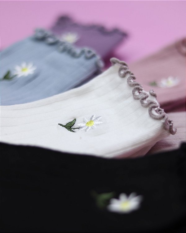 Kit Meia Margarida 2 Pares